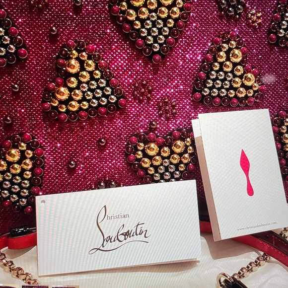 Christian Louboutin one of a kind beautiful unique clutch sold out everywhere. - Picture 2 of 3